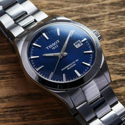  Shop Authentic Tissot Gentlemen Powermatic 80 Silicium Blue Dial Silver Steel Strap Watch For Men - T127.407.11.041.00 - Luxxuri