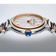  Shop Authentic Maurice Lacroix Fiaba Moonphase Mother of Pearl Dial Two Tone Steel Strap Watch for Women - FA1084-PVP13-150-1 - Luxxuri