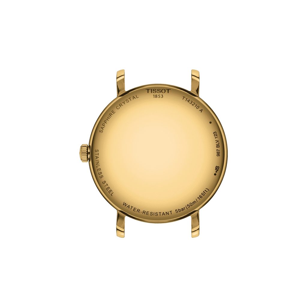  Shop Authentic Tissot Everytime Lady Gold Dial Gold Mesh Bracelet Watch for Women - T143.210.33.021.00 - Luxxuri
