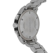  Shop Authentic Burberry Utilitarian Chronograph Black Dial Silver Steel Strap Watch For Men - BU9800 - Luxxuri