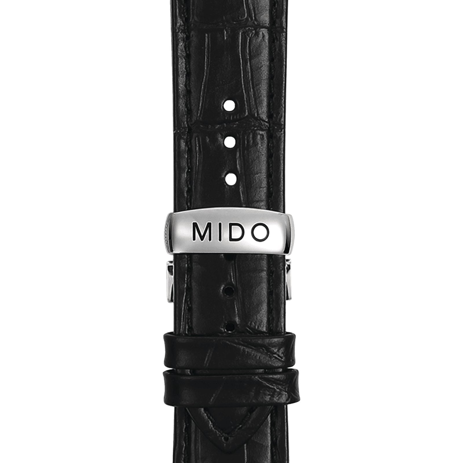  Shop Authentic Mido Comander II Automatic Chronometer Silver Dial Black Leather Strap Watch For Men - M021.431.16.031.00 - Luxxuri