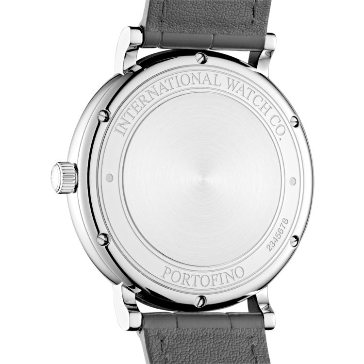  Shop Authentic IWC Portofino Automatic Black Dial Black Leather Strap Watch for Men - IW356502 - Luxxuri