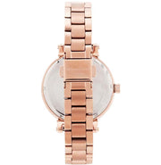  Shop Authentic Michael Kors Sofie Quartz Rose Gold Dial Rose Gold Steel Strap Watch For Women - MK4335 - Luxxuri