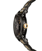  Shop Authentic Versace Palazzo Empire Black Dial Two Tone Steel Strap Watch for Men - VERD01119 - Luxxuri