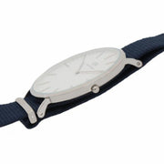  Shop Authentic Daniel Wellington Classic Bayswater White Dial Blue NATO Strap Watch For Men - DW00100276 - Luxxuri
