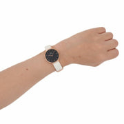  Shop Authentic Daniel Wellington Classic Petite Dover Black Dial White NATO Strap Watch For Women - DW00100314 - Luxxuri