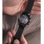  Shop Authentic Guess Continental Chronograph Black Dial Black Mesh Strap Watch For Men - GW0582G3 - Luxxuri