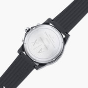  Shop Authentic Armani Exchange Outerbanks Chronograph Grey Dial Grey Silicone Strap Watch For Men - AX7123 - Luxxuri
