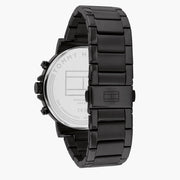  Shop Authentic Tommy Hilfiger Tyson Chronograph Black Dial Black Steel Strap Watch For Men - 1710590 - Luxxuri