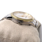  Shop Authentic Burberry Heritage White Dial Two Tone Stainless Steel Strap Watch for Men - BU1358 - Luxxuri