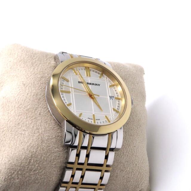  Shop Authentic Burberry Heritage White Dial Two Tone Stainless Steel Strap Watch for Men - BU1358 - Luxxuri