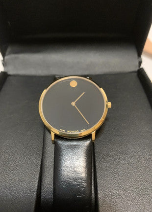  Shop Authentic Movado 70th Anniversary Special Edition Black Dial 35mm Watch For Women - 0607137 - Luxxuri