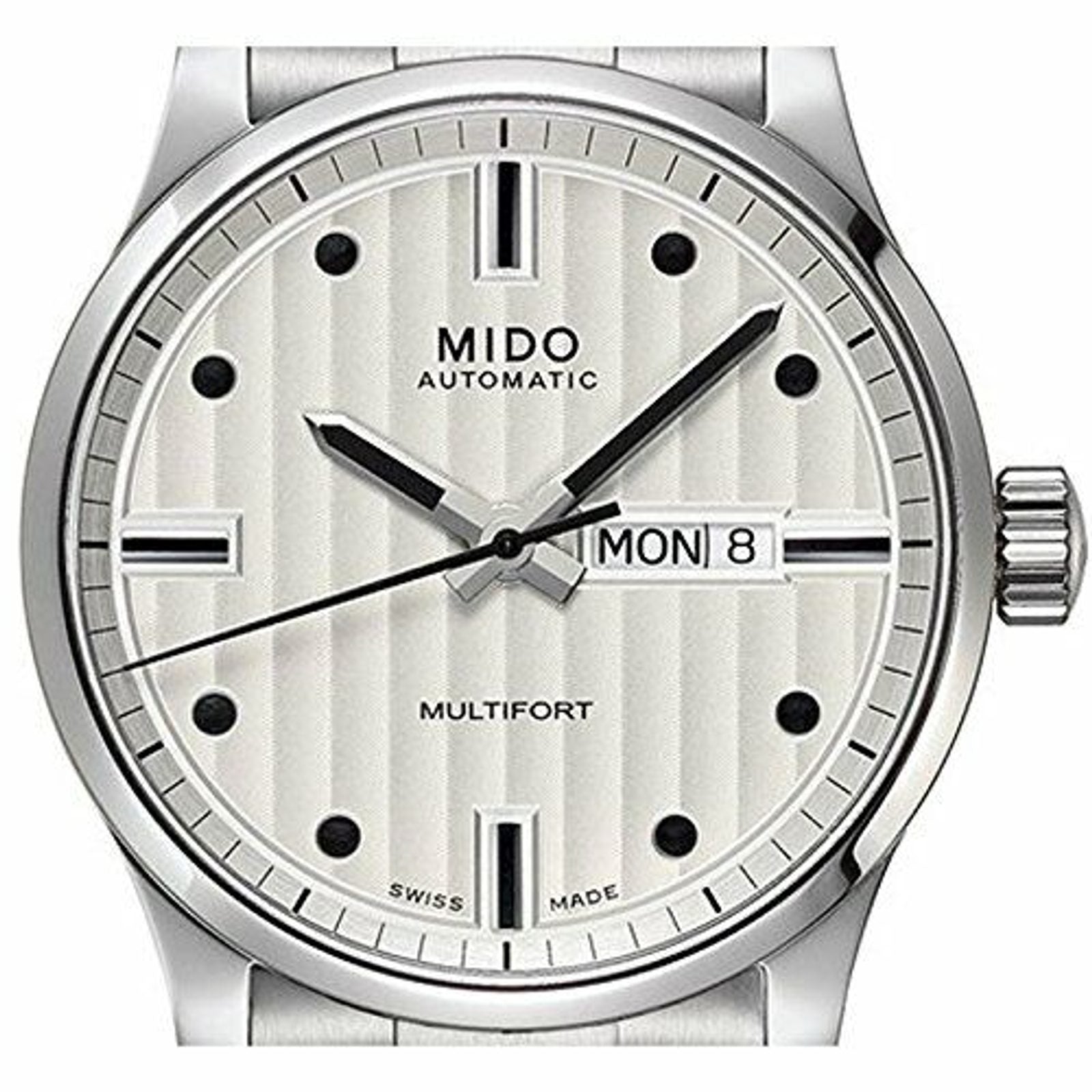  Shop Authentic Mido Multifort Automatic Silver Dial Silver Steel Strap Watch For Men - M005.430.11.031.80 - Luxxuri