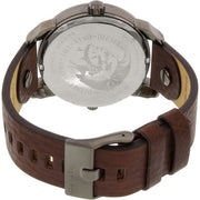  Shop Authentic Diesel Mini Daddy Analog Blue Dial Brown Leather Strap Watch For Men - DZ7339 - Luxxuri