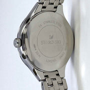  Shop Authentic Swarovski Lovely Crystals Mini White Dial Silver Steel Strap Watch for Women - 5242901 - Luxxuri