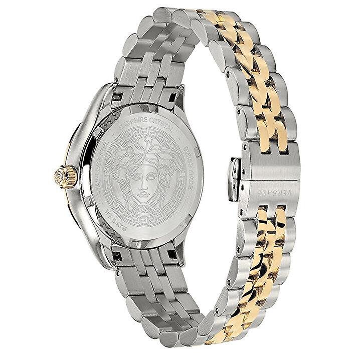  Shop Authentic Versace Hellenyium Quartz Blue Dial Two Tone Steel Strap Watch For Men - VEVK00520 - Luxxuri