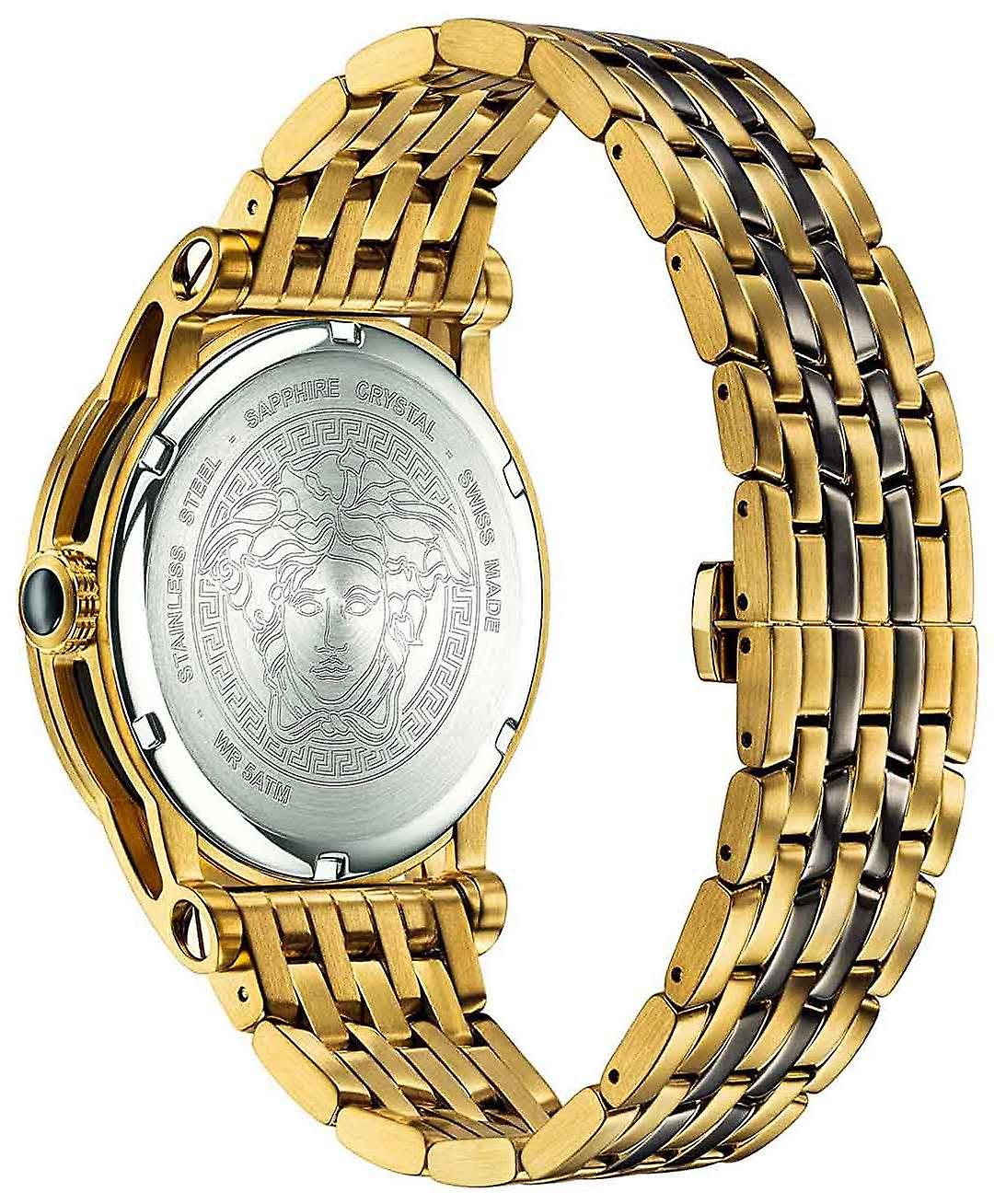  Shop Authentic Versace Palazzo Empire White Dial Two Tone Steel Strap Watch for Men - VERD00418 - Luxxuri
