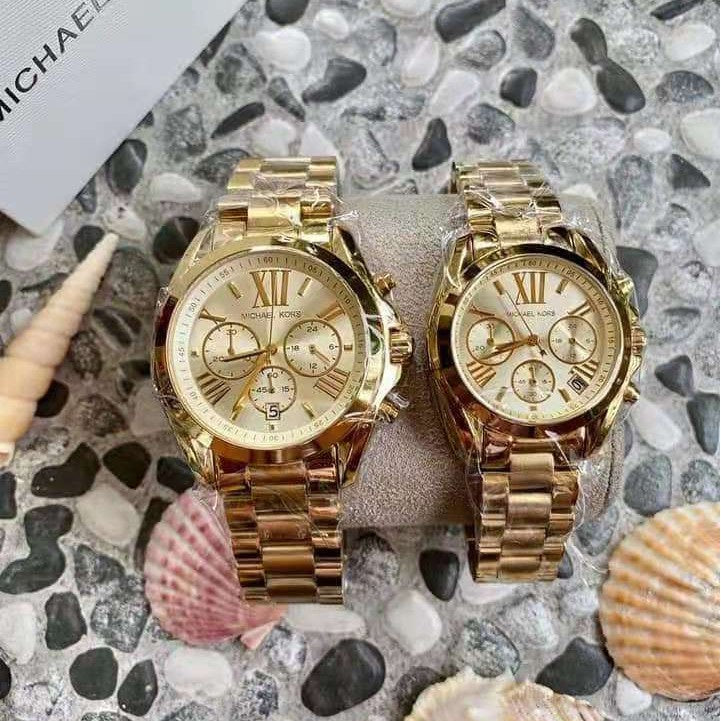 Shop Authentic Michael Kors Bradshaw Gold Dial Gold Steel Strap Watch for Women - MK5605 - Luxxuri