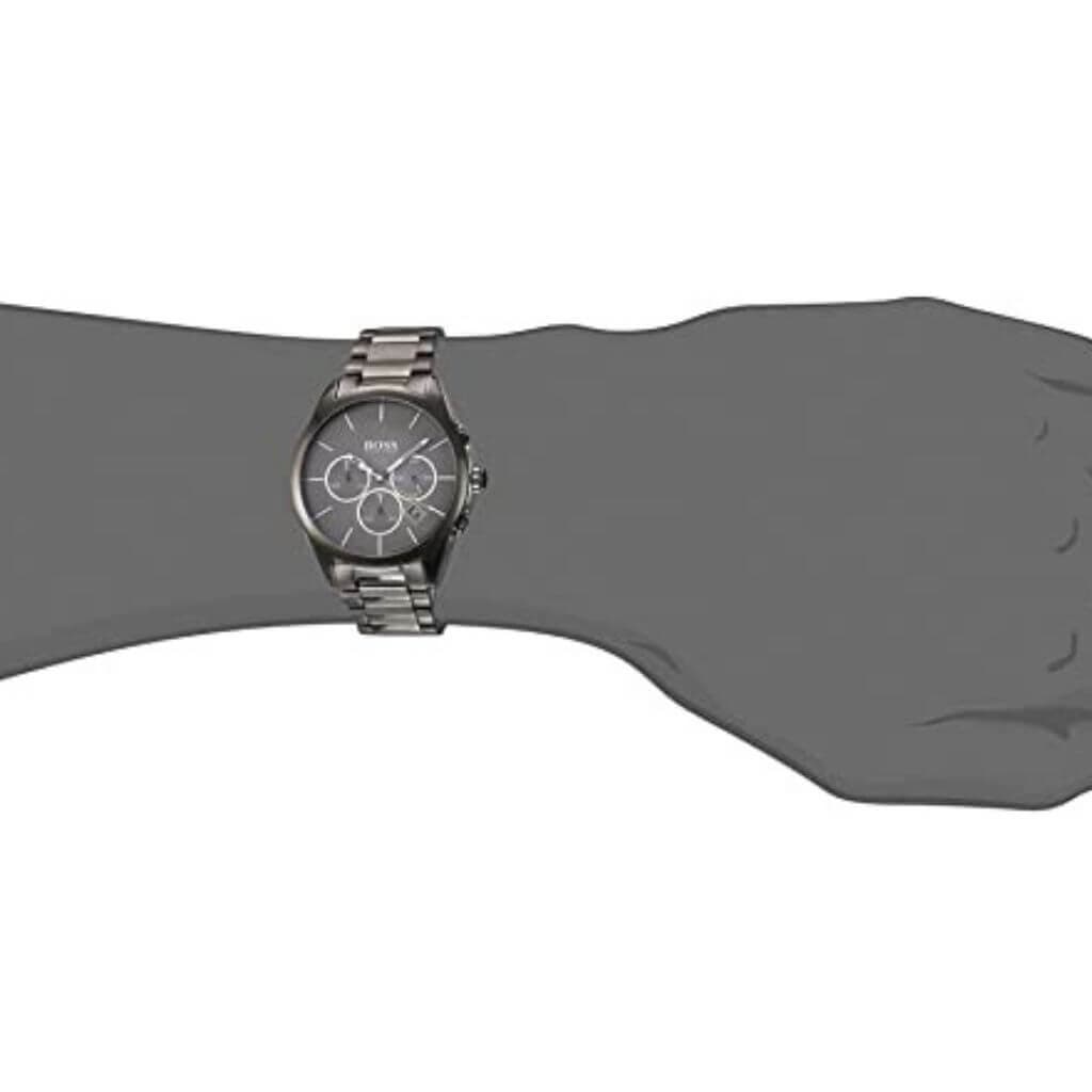  Shop Authentic Hugo Boss Classic Grey Dial Grey Steel Strap Watch for Men - 1513364 - Luxxuri