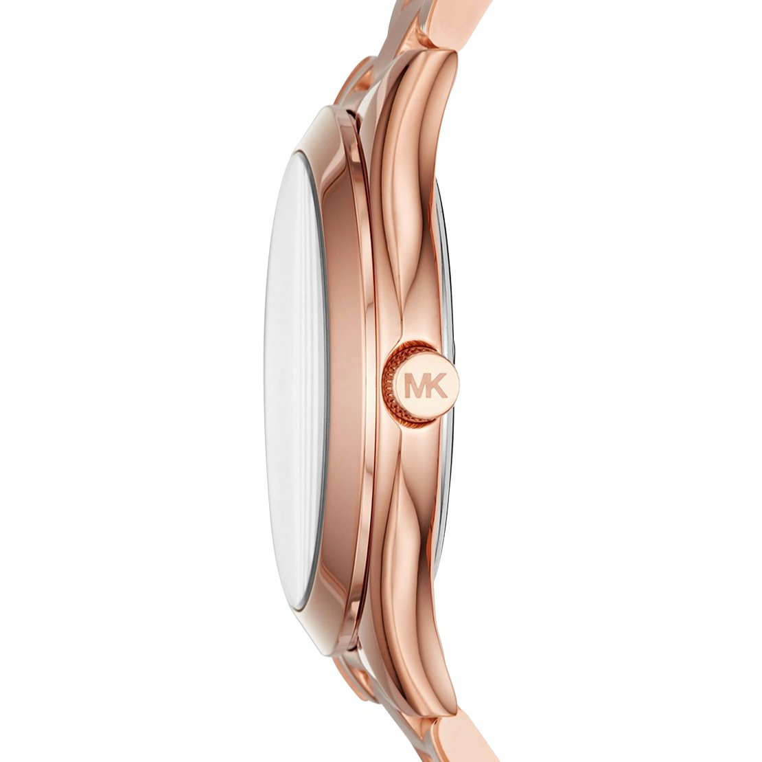 Shop Authentic Michael Kors Slim Runway Rose Gold Dial Rose Gold Steel Strap Watch for Women - MK3513 - Luxxuri