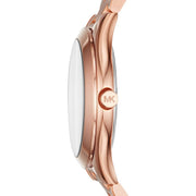  Shop Authentic Michael Kors Slim Runway Rose Gold Dial Rose Gold Steel Strap Watch for Women - MK3513 - Luxxuri