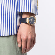  Shop Authentic Salvatore Ferragamo Sapphire Chrono Blue Dial Blue Silicone Strap Watch for Men - SFME00221 - Luxxuri