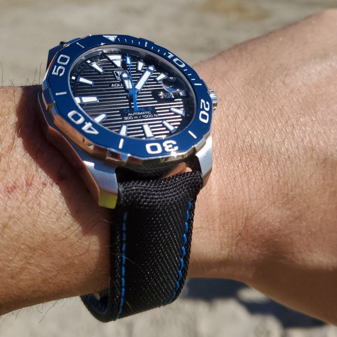  Shop Authentic Tag Heuer Aquaracer Blue Dial Watch for Men - WAY211B.FC6363 - Luxxuri