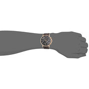  Shop Authentic Tommy Hilfiger Daniel Black Dial Brown Leather Strap Watch for Men - 1710379 - Luxxuri