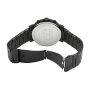  Shop Authentic Tommy Hilfiger Daniel Black Dial Black Steel Strap Watch for Men - 1710383 - Luxxuri