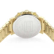  Shop Authentic Tommy Hilfiger Daniel Chronograph Blue Dial Gold Steel Strap Watch for Men - 1710384 - Luxxuri