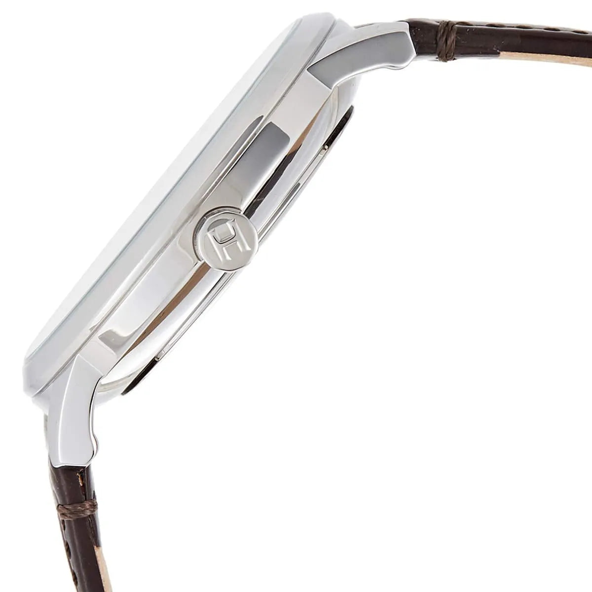  Shop Authentic Tommy Hilfiger Brad Chronograph White Dial Brown Leather Strap Watch For Men - 1710389 - Luxxuri