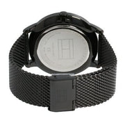  Shop Authentic Tommy Hilfiger Brad Quartz Blue Dial Black Mesh Bracelet Watch For Men - 1710392 - Luxxuri