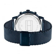 Shop Authentic Tommy Hilfiger Evan Blue Dial Blue Mesh Bracelet Watch for Men - 1710397 - Luxxuri