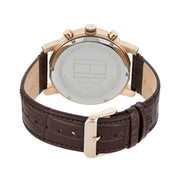  Shop Authentic Tommy Hilfiger Kane Brown Dial Brown Leather Strap Watch for Men - 1710400 - Luxxuri