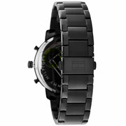  Shop Authentic Tommy Hilfiger Evan Chronograph Quartz Black Dial Black Steel Strap Watch For Men - 1710410 - Luxxuri