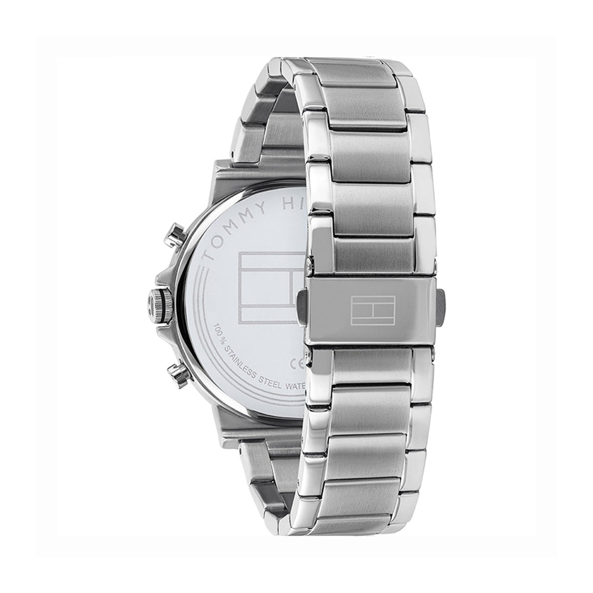  Shop Authentic Tommy Hilfiger Daniel Black Dial Silver Steel Strap Watch for Men - 1710413 - Luxxuri
