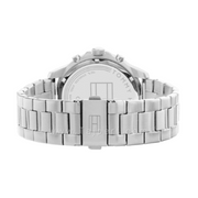  Shop Authentic Tommy Hilfiger Henry Chronograph Black Dial Silver Steel Strap Watch For Men - 1710477 - Luxxuri