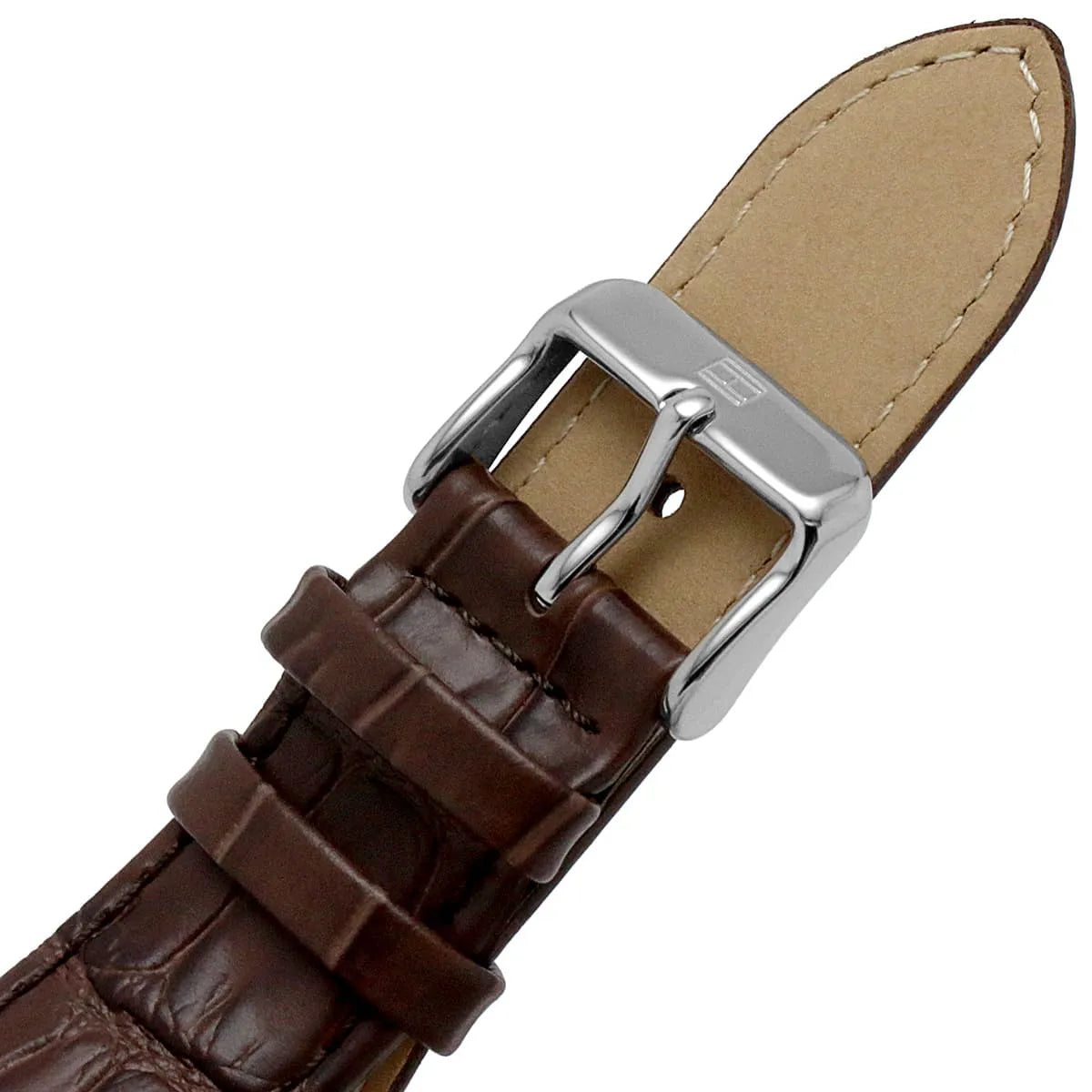  Shop Authentic Tommy Hilfiger Weston Chronograph Silver Dial Brown Leather Strap Watch For Men - 1710501 - Luxxuri