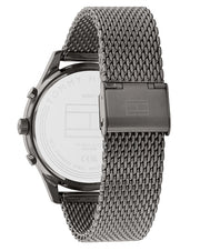  Shop Authentic Tommy Hilfiger Weston Chronograph Grey Dial Grey Mesh Bracelet Watch For Men - 1710506 - Luxxuri