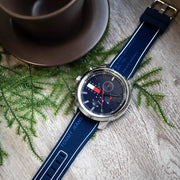  Shop Authentic Tommy Hilfiger Wynwood Chronograph Blue Dial Blue Silicon Strap Watch For Men - 1710582 - Luxxuri