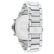  Shop Authentic Tommy Hilfiger Tyson Chronograph Green Dial Silver Steel Strap Watch For Men - 1710587 - Luxxuri