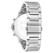  Shop Authentic Tommy Hilfiger Tyson Chronograph Grey Dial Silver Steel Strap Watch For Men - 1710604 - Luxxuri