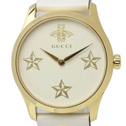  Shop Authentic Gucci G Timeless White Dial White Leather Strap Watch For Women - YA1264096 - Luxxuri