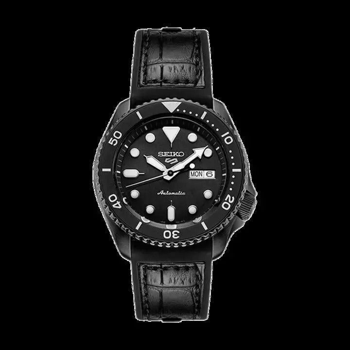  Shop Authentic Seiko 5 Sport Automatic Black Dial Black Silicone Strap Watch For Men - SRPD65K3 - Luxxuri