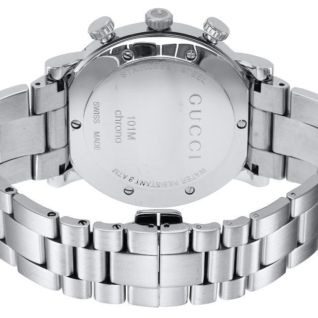  Shop Authentic Gucci G Chrono Chronograph White Dial Silver Steel Strap Watch For Men - YA101339 - Luxxuri
