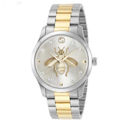  Shop Authentic Gucci G Timeless Silver Dial Two Tone Steel Strap Watch For Women - YA1264131 - Luxxuri