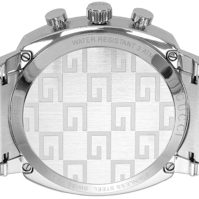  Shop Authentic Gucci Grip Collection Quartz Silver Dial Silver Steel Strap Watch For Men - YA157302 - Luxxuri