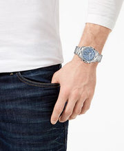  Shop Authentic Guess Commander Chronograph Blue Dial Silver Steel Strap Watch for Men - GW0056G2 - Luxxuri