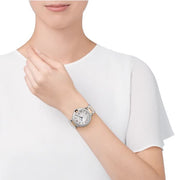  Shop Authentic Cartier Ballon Bleu de Cartier Silver Dial Two Tone Steel Strap Watch for Women - W2BB0030 - Luxxuri