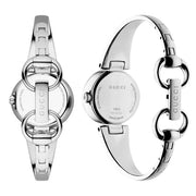  Shop Authentic Gucci Guccissima Quartz Diamonds Brown Dial Silver Steel Strap Watch For Women - YA134503 - Luxxuri